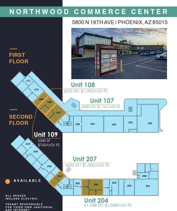 5800 N 19th Ave, Phoenix, AZ à louer Plan de site– Image 1 sur 1