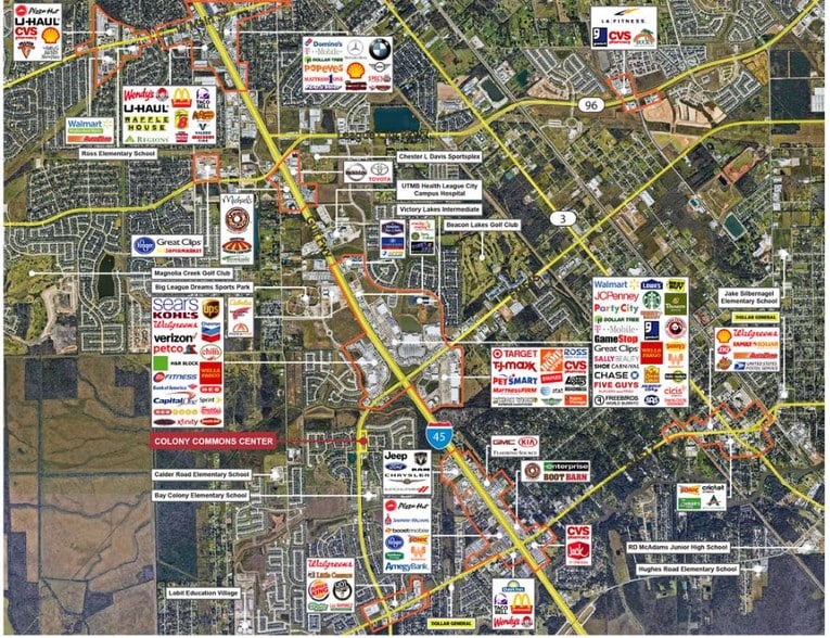 2211 FM 646 Rd W, Dickinson, TX à louer - Aérien – Image 2 sur 4