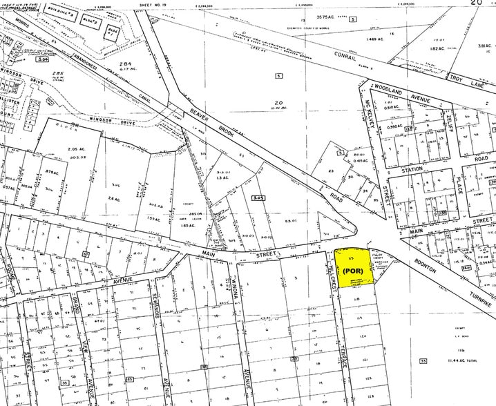 166 Main St, Lincoln Park, NJ à louer - Plan cadastral – Image 2 sur 9