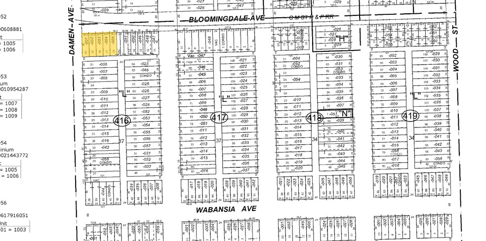 1755 N Damen Ave, Chicago, IL à louer - Plan cadastral – Image 2 sur 27