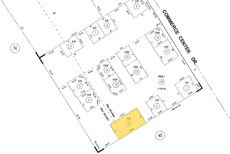 27661-27663 Commerce Center Dr, Temecula, CA à louer - Plan cadastral – Image 3 sur 3