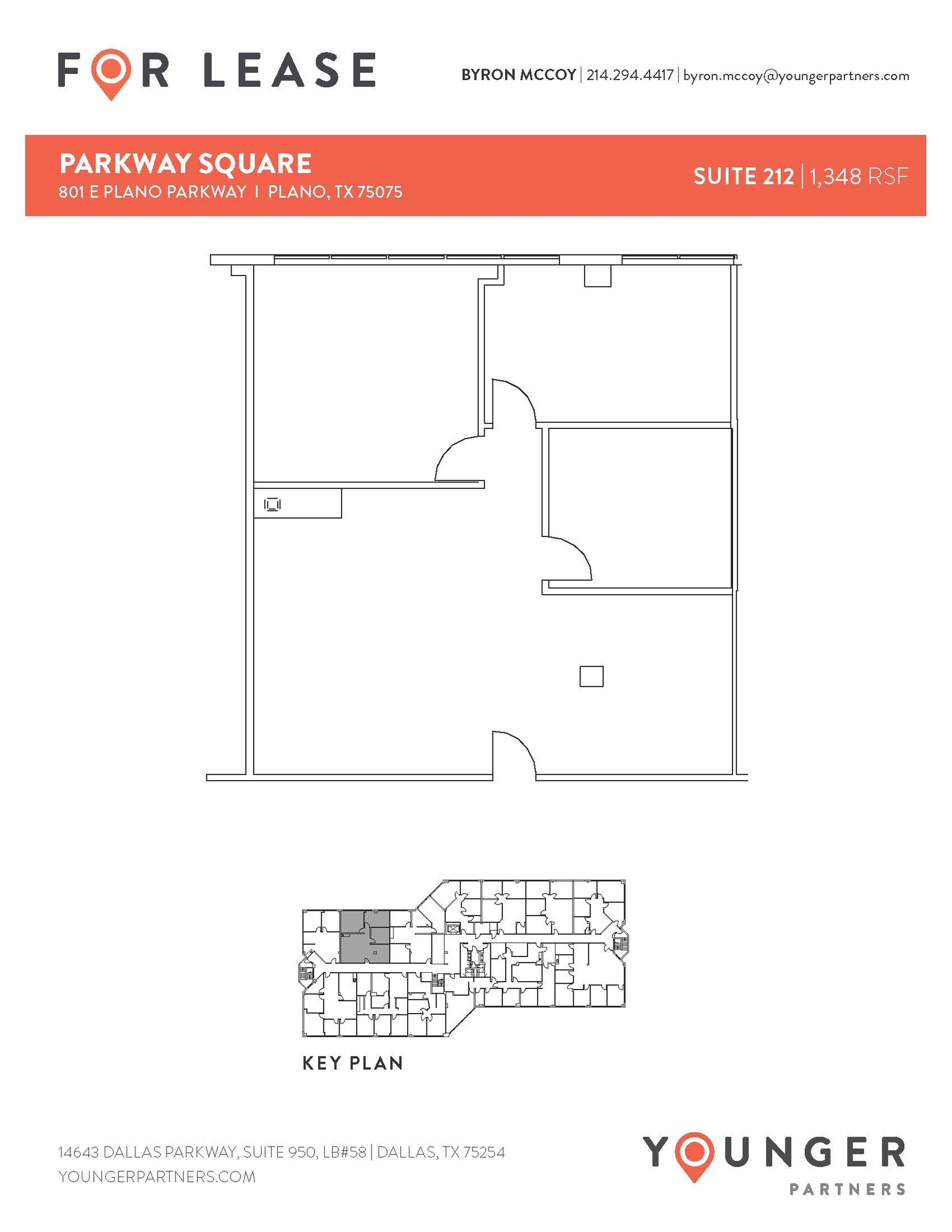 801 E Plano Pky, Plano, TX à louer Plan d’étage– Image 1 sur 1