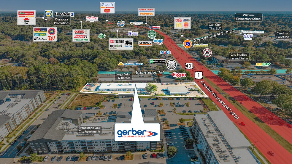 2821 Capital Blvd, Raleigh, NC à vendre - Photo de l’immeuble – Image 2 sur 5