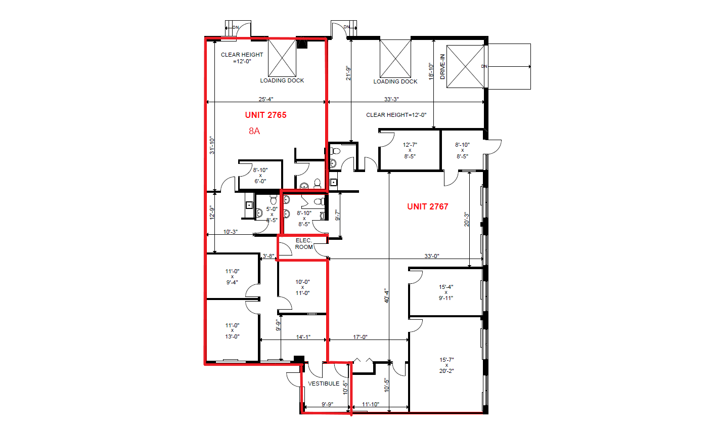 2751-2787 Thamesgate Rd, Mississauga, ON à louer Plan d’étage– Image 1 sur 1