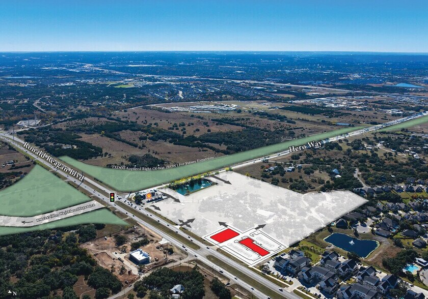 17709 Ronald Reagan Blvd, Leander, TX à louer - Aérien – Image 3 sur 5