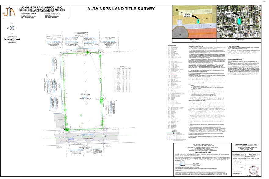 2455 Polk St, Hollywood, FL à vendre - Plan de site – Image 2 sur 24