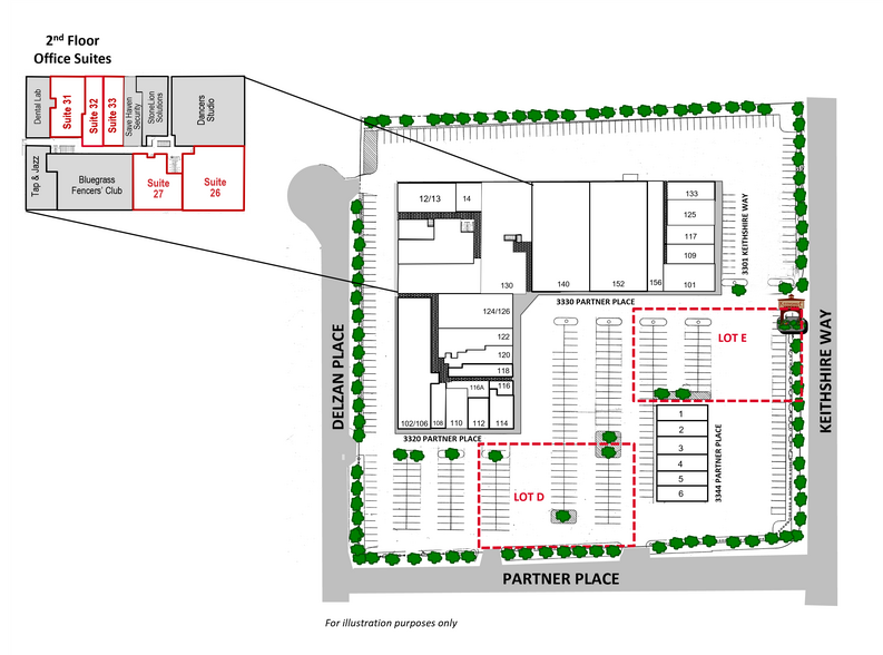 3330 Partner Pl, Lexington, KY à louer - Plan de site – Image 2 sur 14