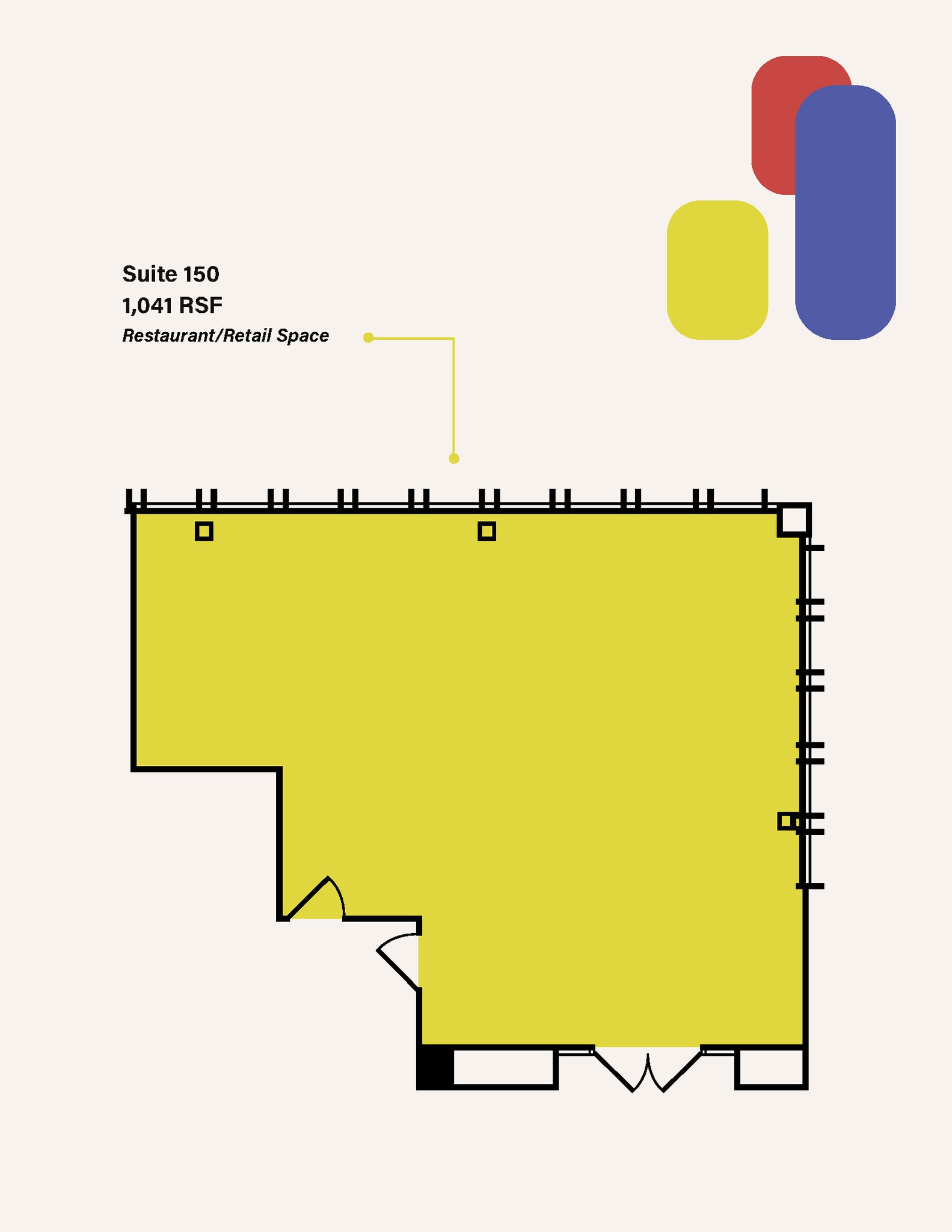 1910 W Sunset Blvd, Los Angeles, CA à louer Plan d’étage– Image 1 sur 1