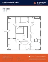 11880 Bird Rd, Miami, FL à louer Plan d’étage– Image 1 sur 7