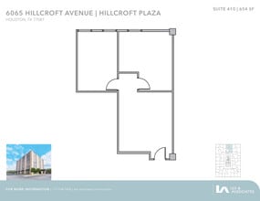 6065 Hillcroft Ave, Houston, TX à louer Plan d’étage– Image 1 sur 1