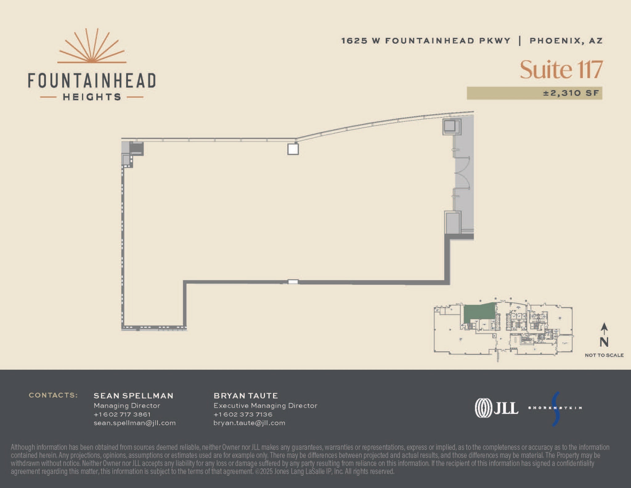 1601 W Fountainhead Pky, Tempe, AZ à louer Plan d’étage– Image 1 sur 1