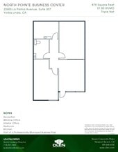 22603 La Palma Ave, Yorba Linda, CA à louer Plan d’étage– Image 1 sur 1