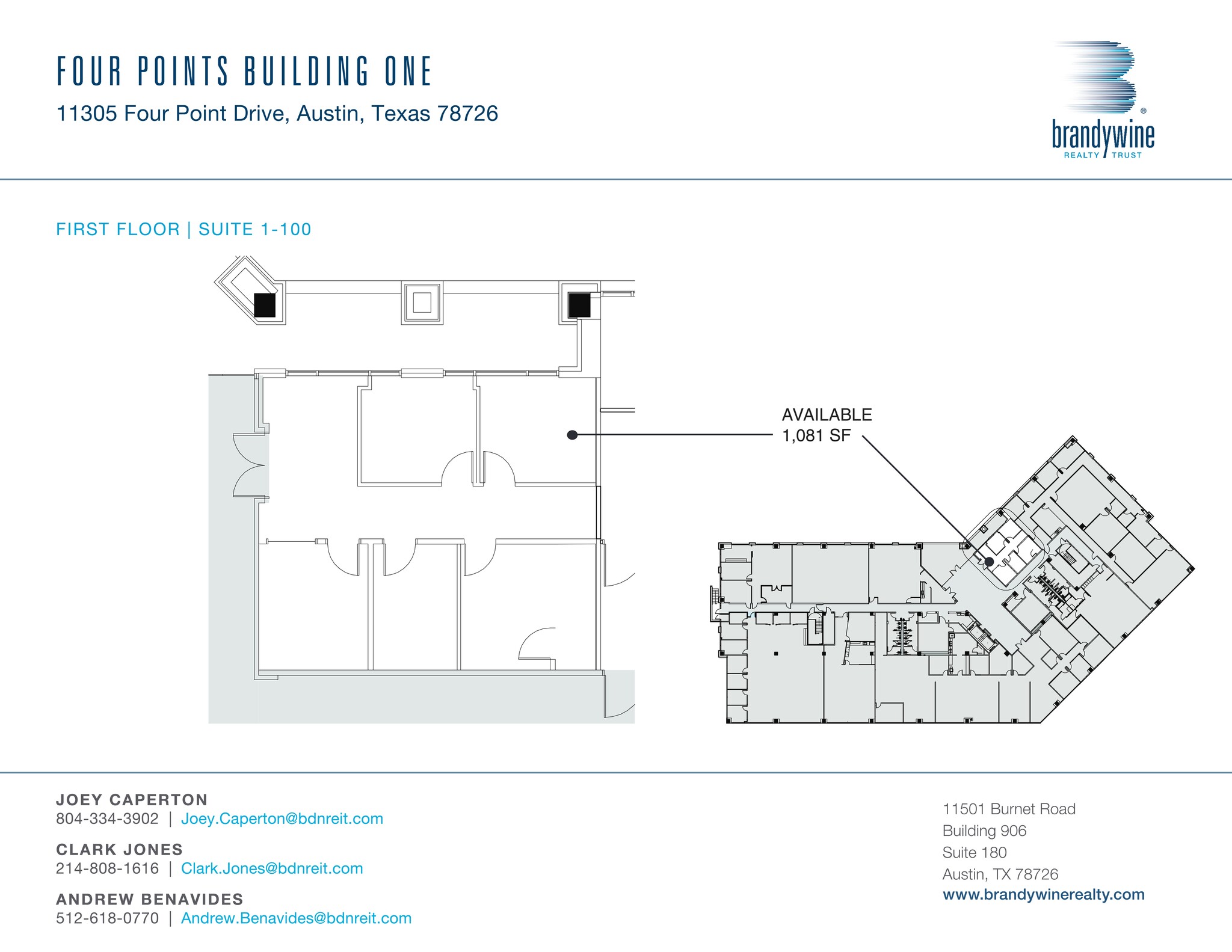 11305 Four Points Dr, Austin, TX à louer Plan de site– Image 1 sur 1