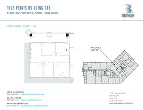 11305 Four Points Dr, Austin, TX à louer Plan de site– Image 1 sur 1