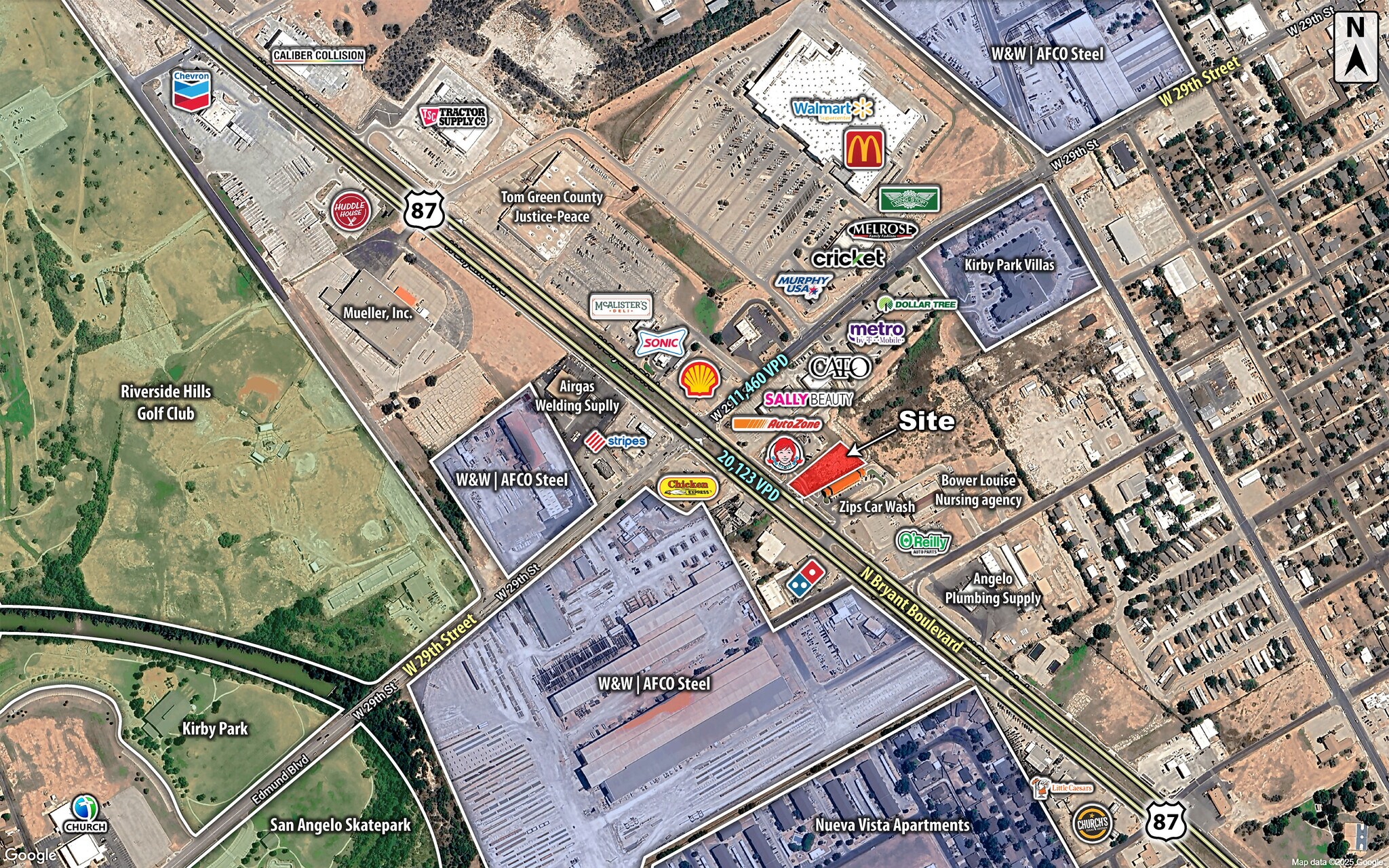 2762 Bryant Frontage Rd blvd, San Angelo, TX à vendre Photo principale– Image 1 sur 3