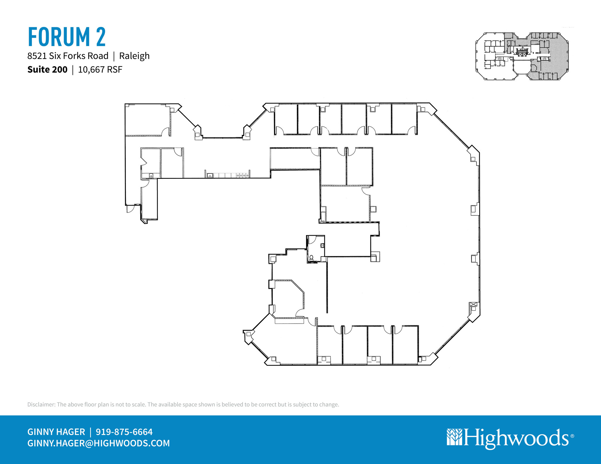 8521 Six Forks Rd, Raleigh, NC à louer Plan d’étage– Image 1 sur 1