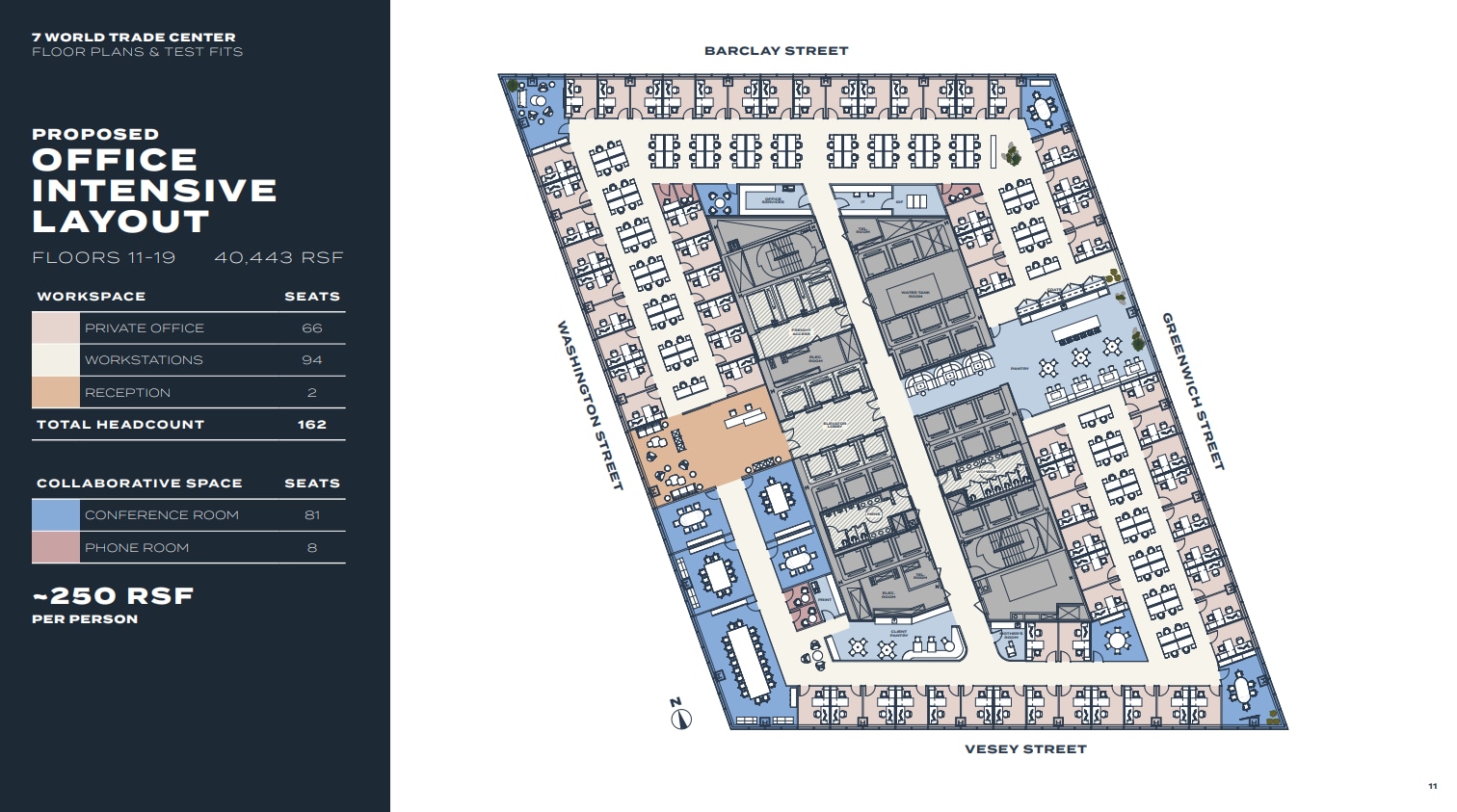 7 World Trade Center, New York, NY à louer Plan d’étage– Image 1 sur 3