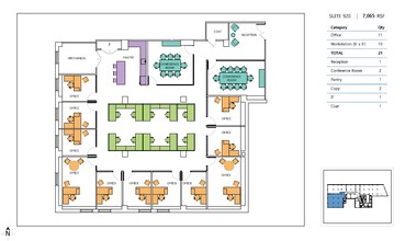 250 W 57th St, New York, NY à louer Plan d’étage– Image 1 sur 12