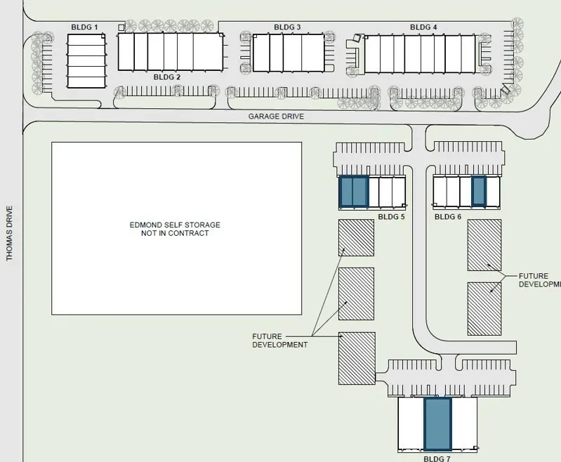225 Garage Dr, Edmond, OK à louer Plan de site– Image 1 sur 1