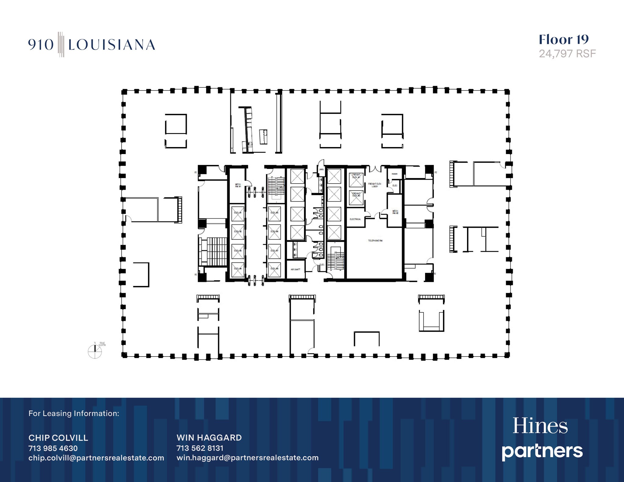 910 Louisiana St, Houston, TX à louer Plan d’étage– Image 1 sur 1
