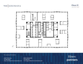910 Louisiana St, Houston, TX à louer Plan d’étage– Image 1 sur 1