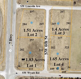 Plus de détails pour Wyatt Plaza Lots 2-4 – Terrain à vendre, Blue Springs, MO