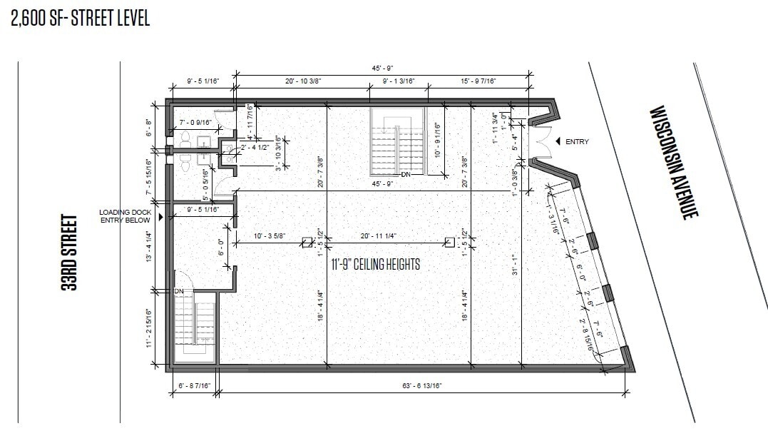 1634 Wisconsin Ave NW, Washington, DC à vendre Plan d’étage– Image 1 sur 1