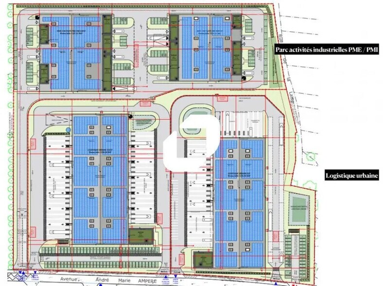 Industriel/Logistique dans Saint-Jean-de-Braye à louer - Plan de site – Image 3 sur 6