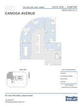 6300 Canoga Ave, Woodland Hills, CA à louer Plan d’étage– Image 2 sur 2