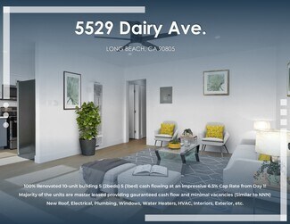 Plus de détails pour 5529 Dairy Ave, Long Beach, CA - Logement à vendre