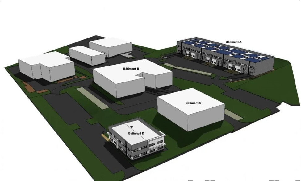 Local d’activités dans Val-de-Reuil à louer - Photo de l’immeuble – Image 3 sur 4