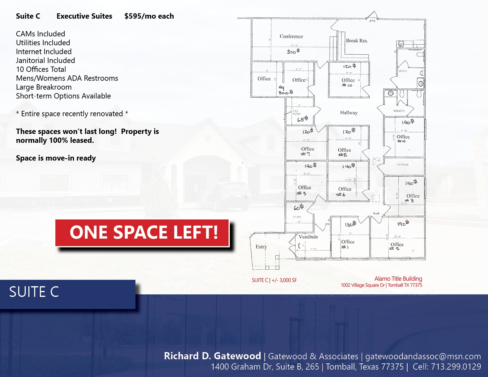 1002 Village Square Dr, Tomball, TX à louer Photo intérieure– Image 1 sur 3