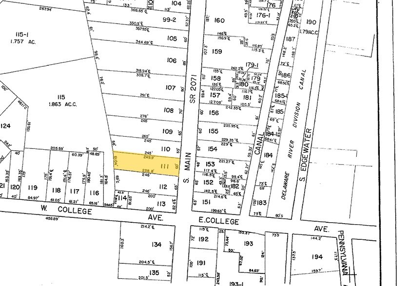 85 S Main St, Yardley, PA à louer - Plan cadastral – Image 3 sur 11