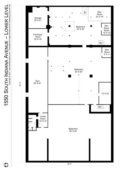 1550 S Indiana Ave, Chicago, IL à louer - Plan de site – Image 2 sur 6