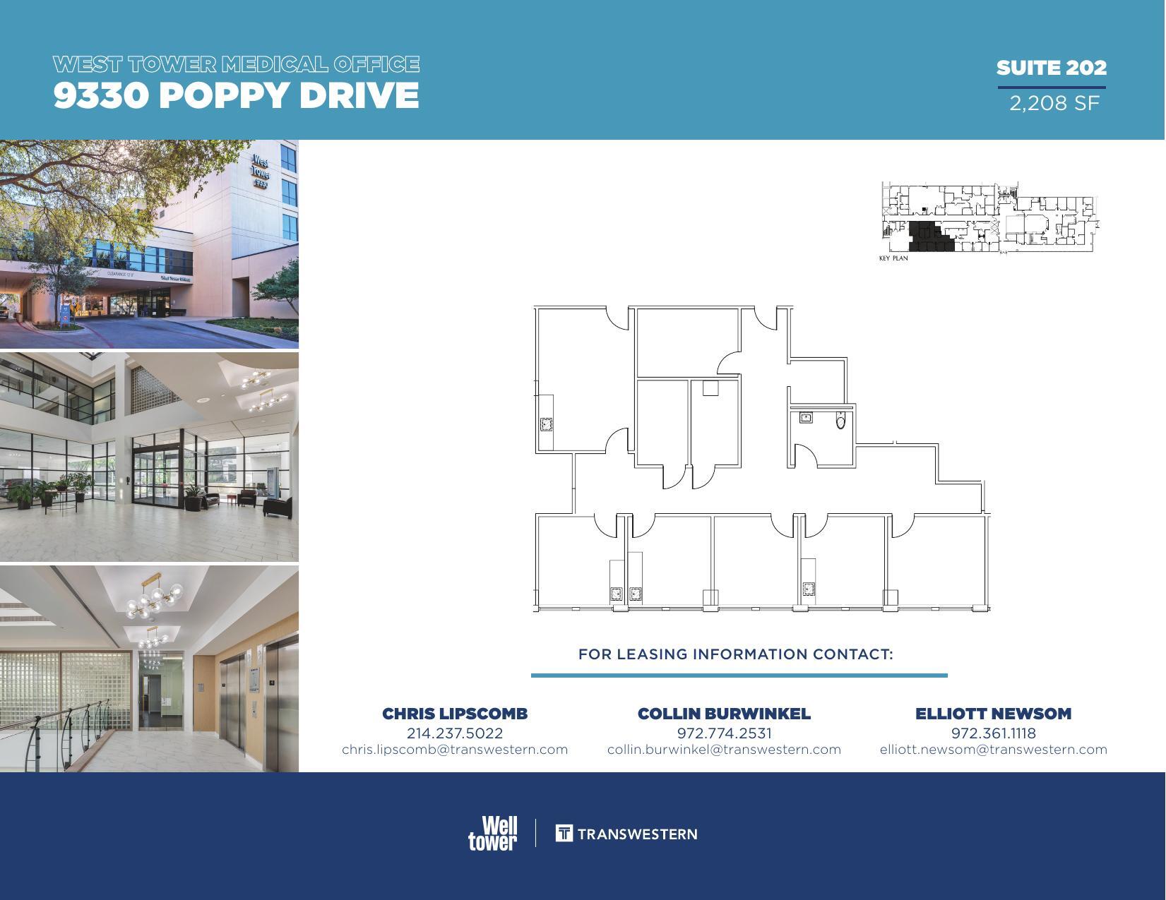 9330 Poppy Dr, Dallas, TX à louer Plan d’étage– Image 1 sur 1