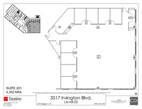 3517 Irvington Blvd, Houston, TX à louer Plan d’étage– Image 1 sur 1