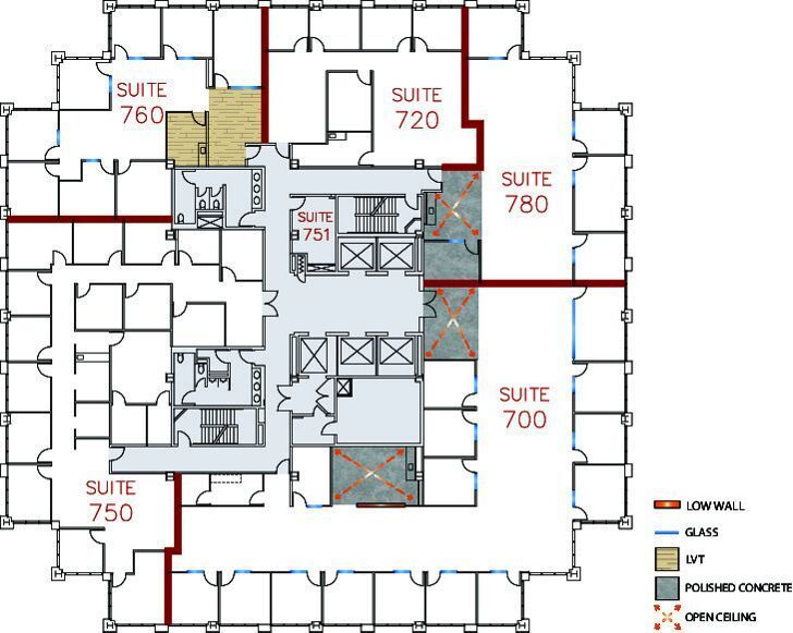 5 Park Plaza, Irvine, CA à louer Plan d’étage– Image 1 sur 1
