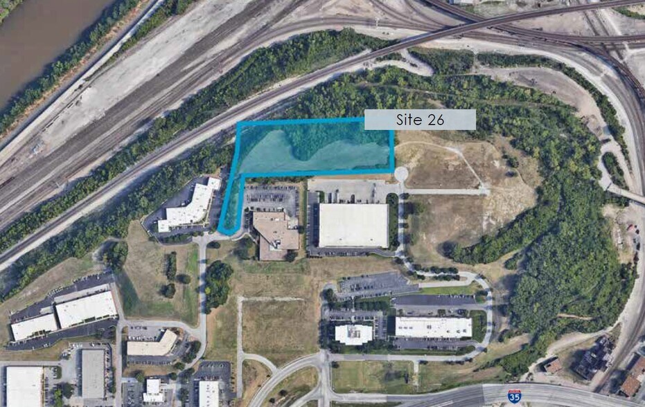 1101 W Cambridge Circle Dr, Kansas City, KS à louer - Aérien – Image 3 sur 3
