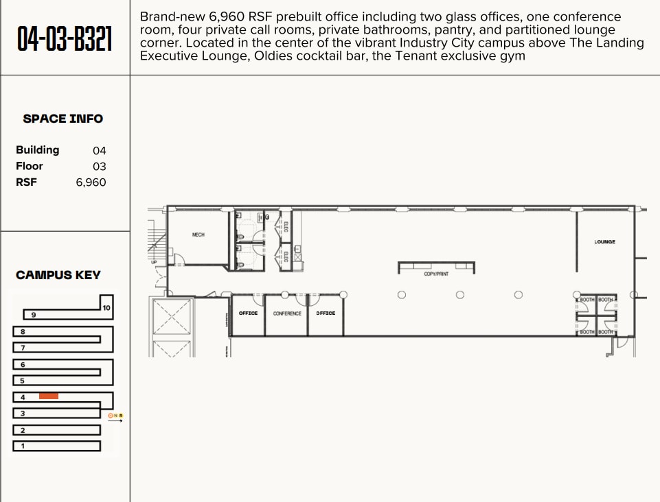 220 36th St, Brooklyn, NY à louer Plan d’étage– Image 1 sur 4