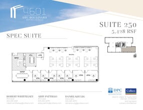 4601 Dtc Blvd, Denver, CO à louer Plan d’étage– Image 1 sur 1