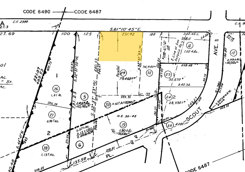 6848-6850 Suva St, Bell Gardens, CA à louer - Plan cadastral – Image 2 sur 4