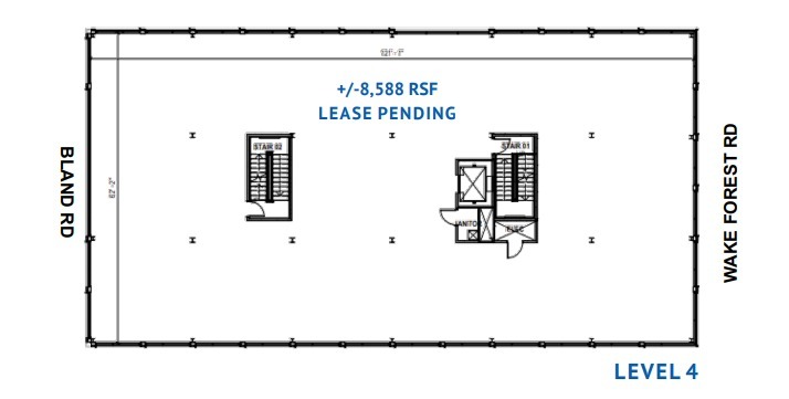 4109 Wake Forest Rd, Raleigh, NC à louer Plan d’étage– Image 1 sur 1