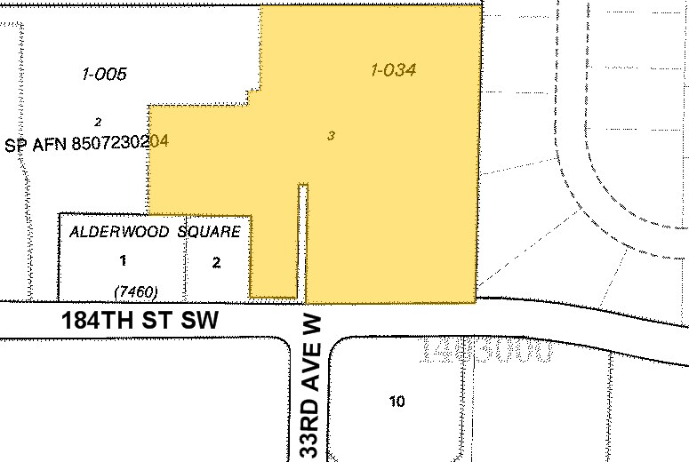 3333 184th St SW, Lynnwood, WA à louer - Plan cadastral – Image 1 sur 12