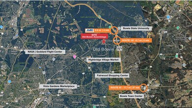 13005-13009 9th St, Bowie, MD - Vue aérienne  vue de carte