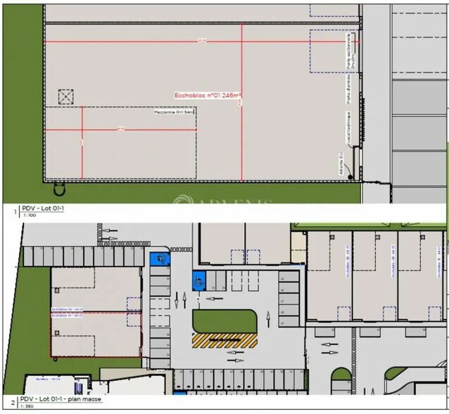 Local d'activités dans Perpignan à vendre - Plan d’étage – Image 3 sur 4