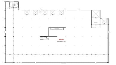 605-607 Rue Deslauriers, Saint-Laurent, QC à louer Plan d’étage– Image 1 sur 1