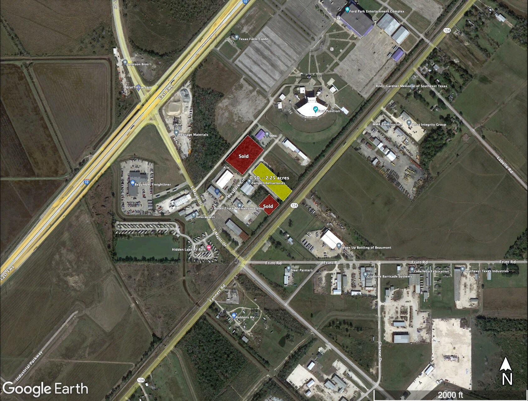 Wespark -1, Beaumont, TX à vendre Aérien– Image 1 sur 3