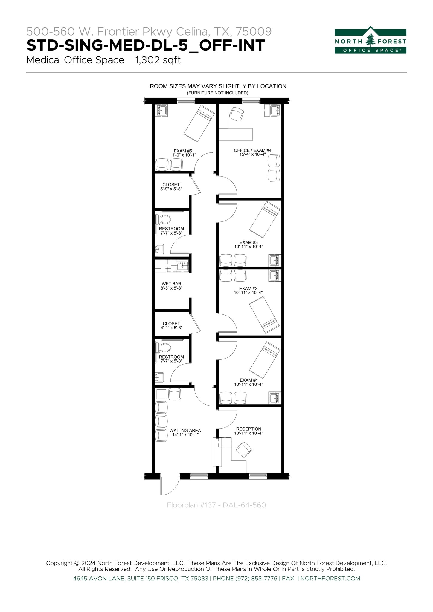 560 W Frontier Pky, Celina, TX à louer Plan de site– Image 1 sur 2