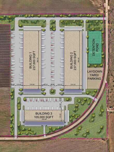 3600 FM 2001, Lockhart, TX à louer - Plan de site – Image 3 sur 11