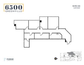 6500 Greenville Ave, Dallas, TX à louer Plan d’étage– Image 1 sur 1